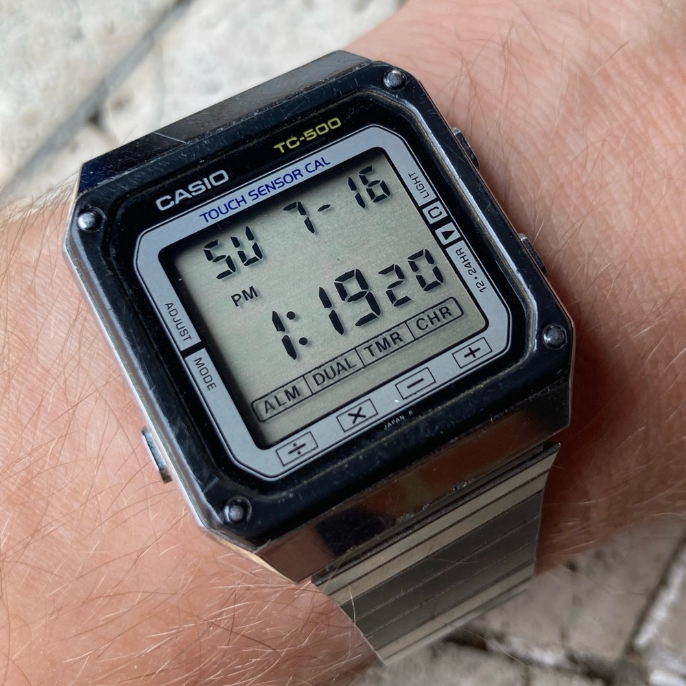 Casio 1983 TC-500 Touch Screen.